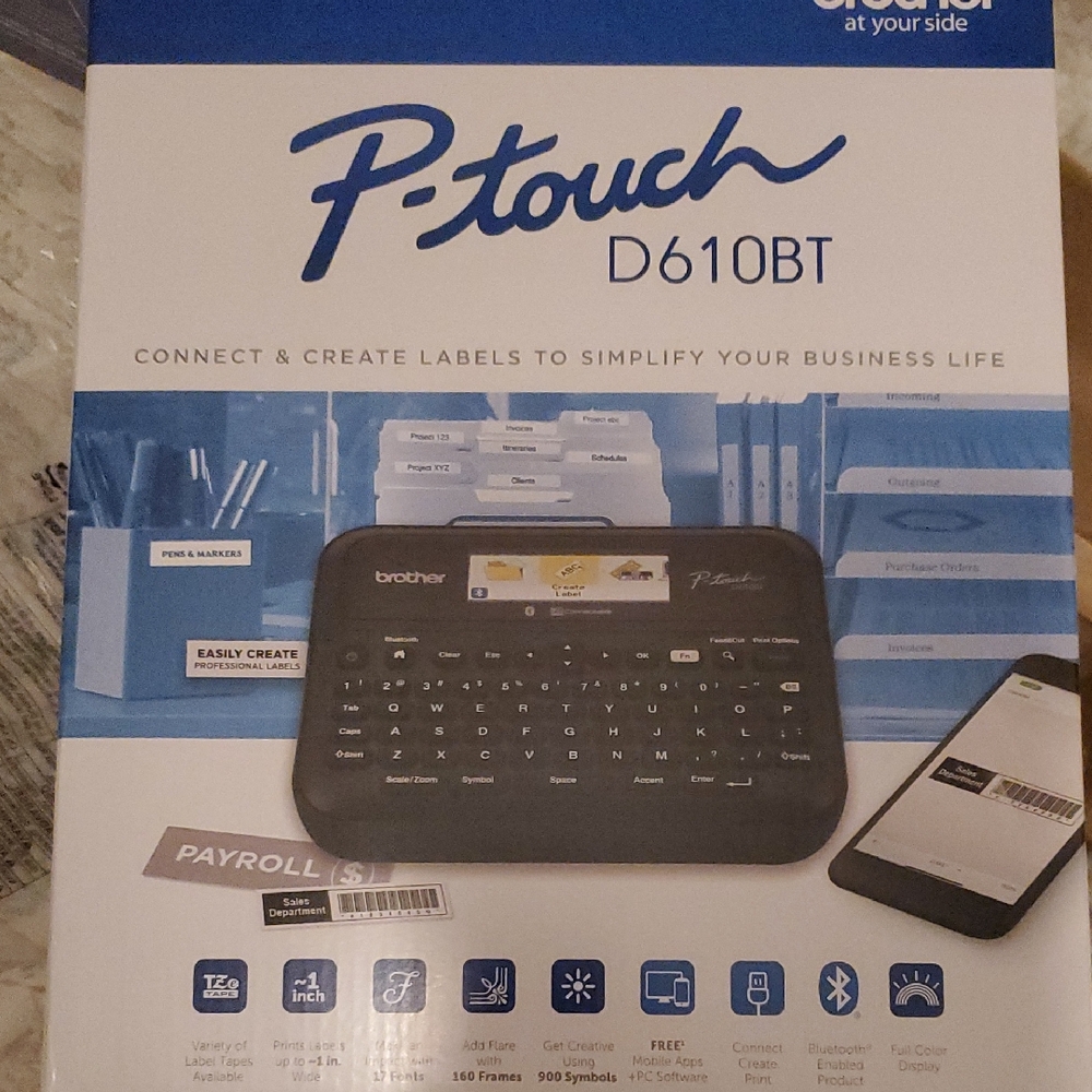 Brother P-touch D610BT Label Maker